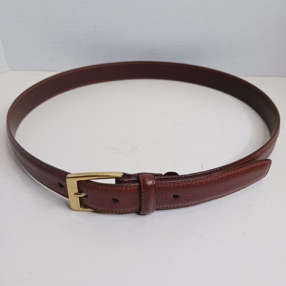 Cole Haan Vintage Genuine Leather Dress/Casual Belt Solid Brown size 36/90 - Picture 1 of 9